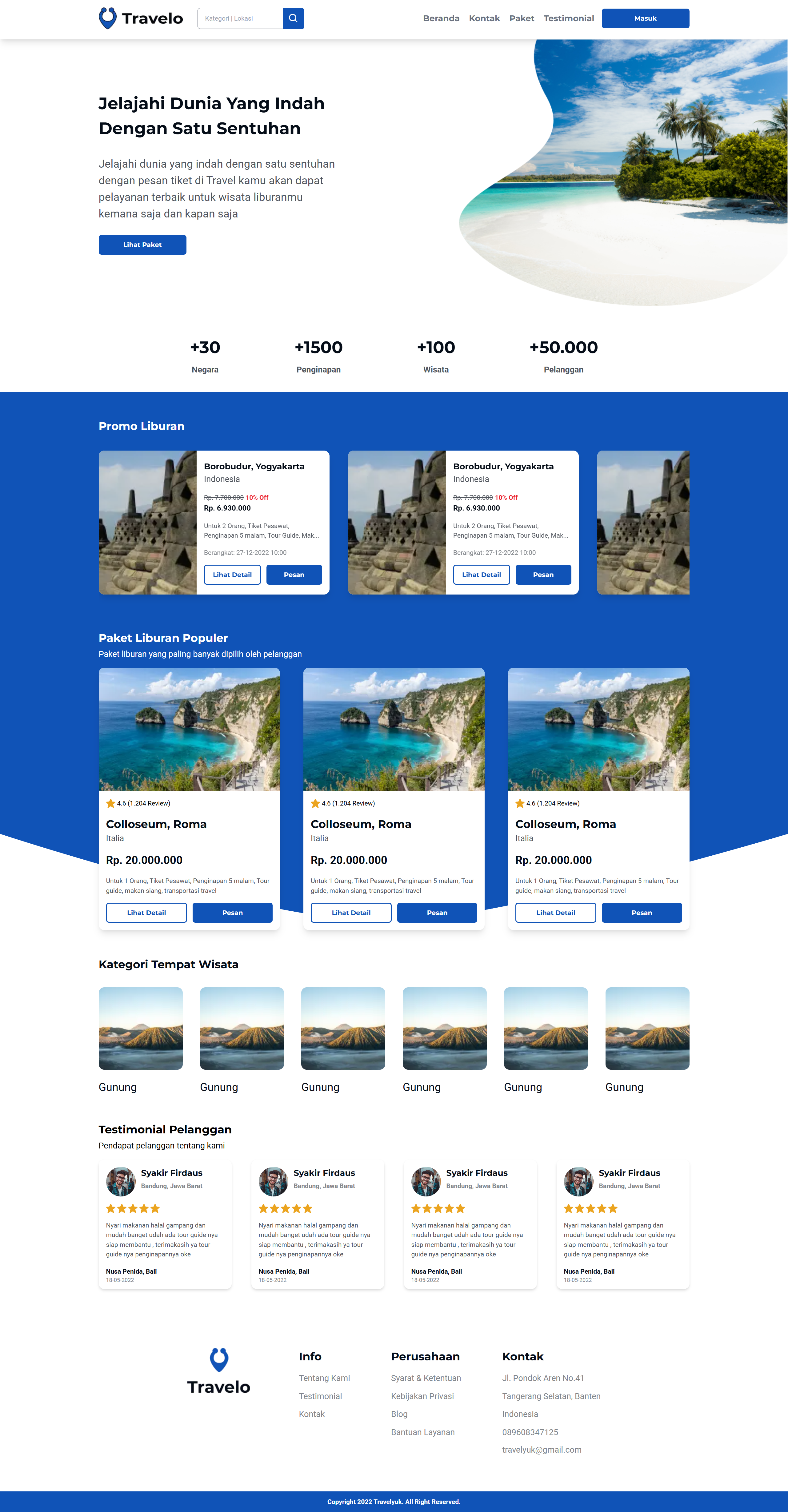 Travelo Travel Agency